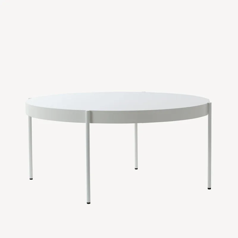 Series 430 Table - White van VERPAN in Ø160 – productfoto