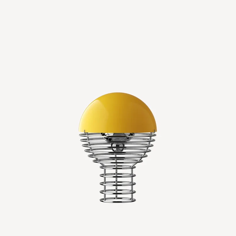 Wire Ø18 Portable Lamp van VERPAN in Yellow – productfoto