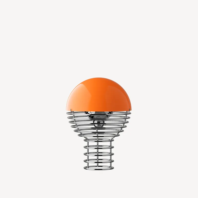 Wire Ø18 Portable Lamp by VERPAN in Orange – product photo