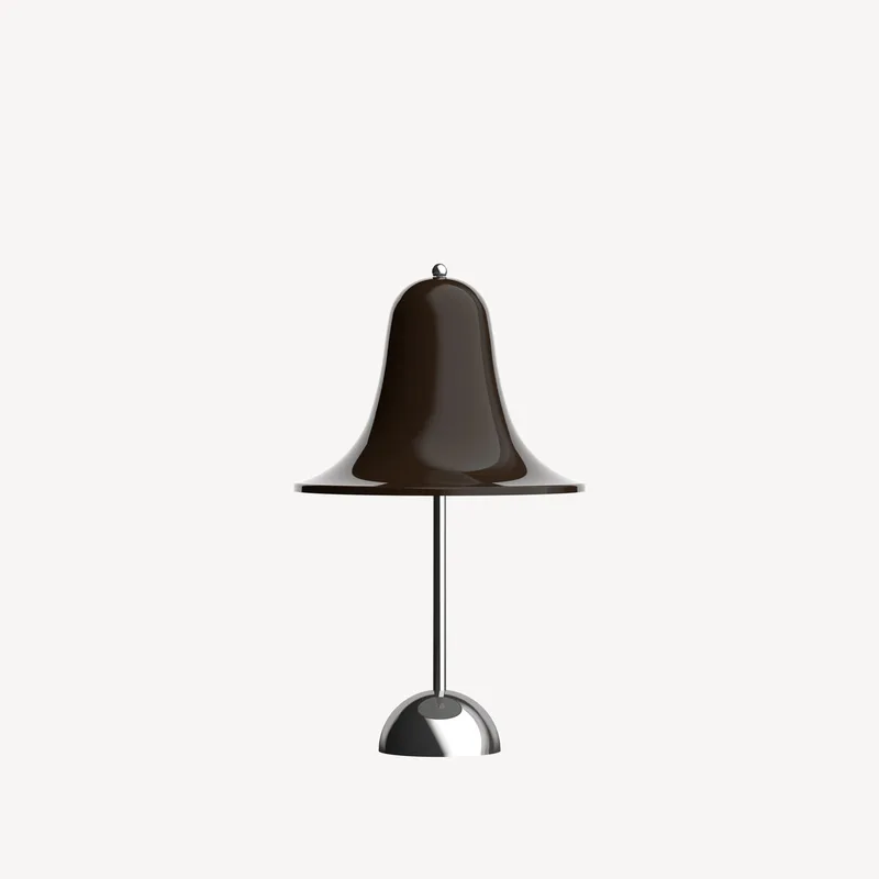 Pantop Ø18 Portable lamp by VERPAN in Pitch Brown – product photo