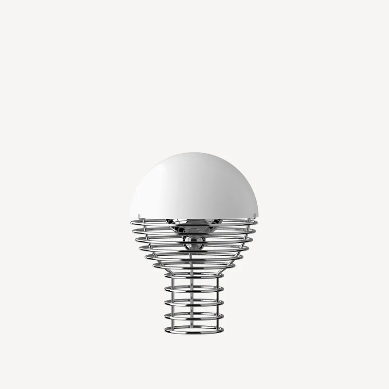 Wire Ø18 Portable Lamp by VERPAN in White – product photo
