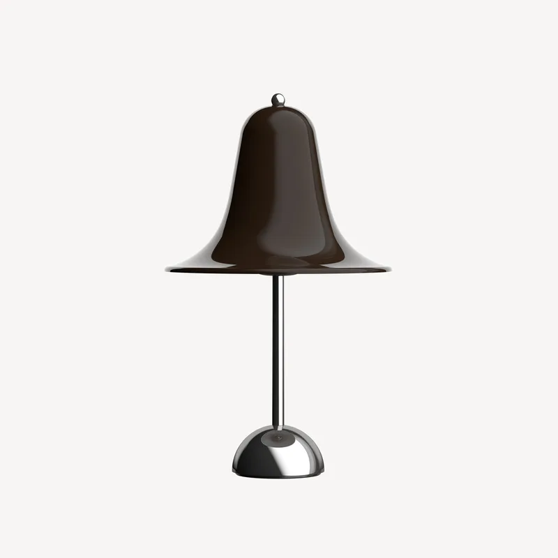 Pantop Ø23 Table Lamp by VERPAN in Pitch Brown – product photo