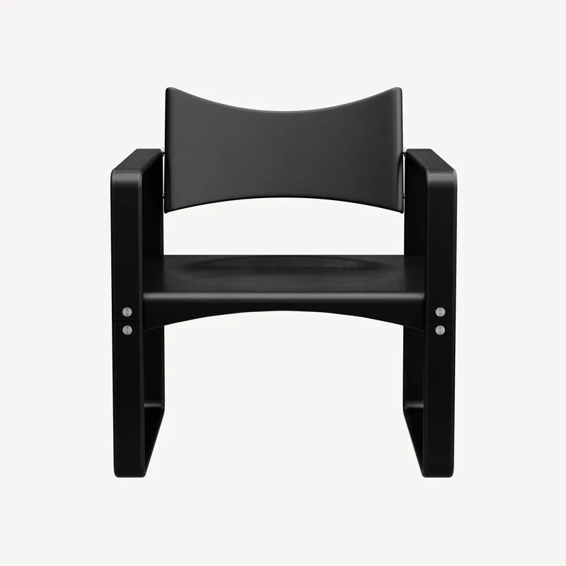 Series 270 F Armchair van VERPAN in Black – productfoto