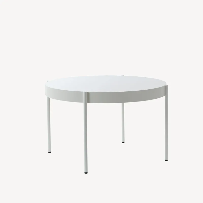 Series 430 Table - White by VERPAN in Ø120 – product photo
