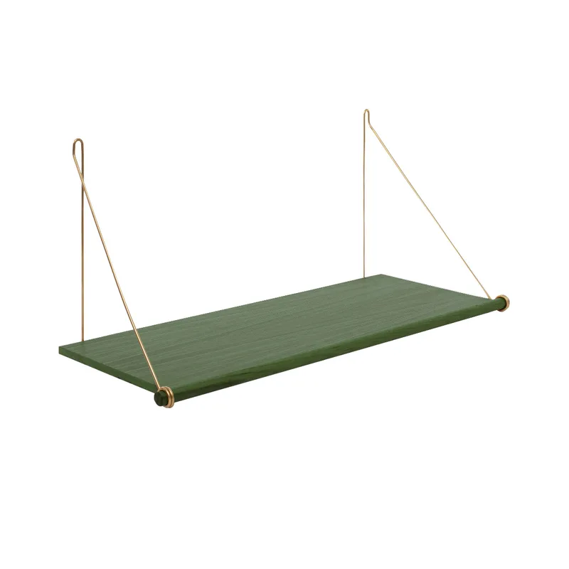 Loop Shelf de We Do Wood en Mørk Flaskegrøn – photo du produit