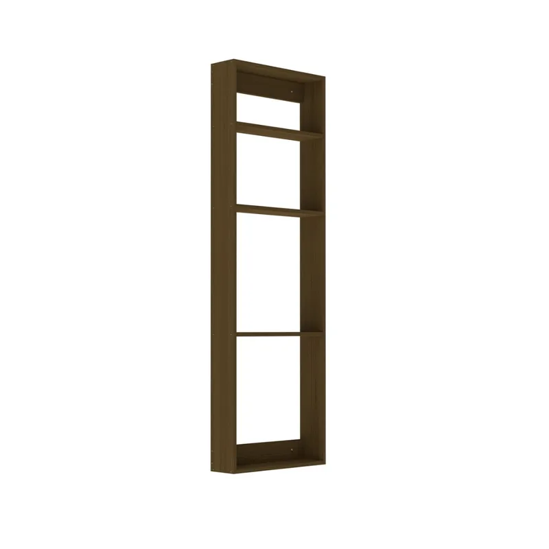 Squares Shelf van We Do Wood in Foursquare (100x8,2x32 cm), Røget Eg – productfoto