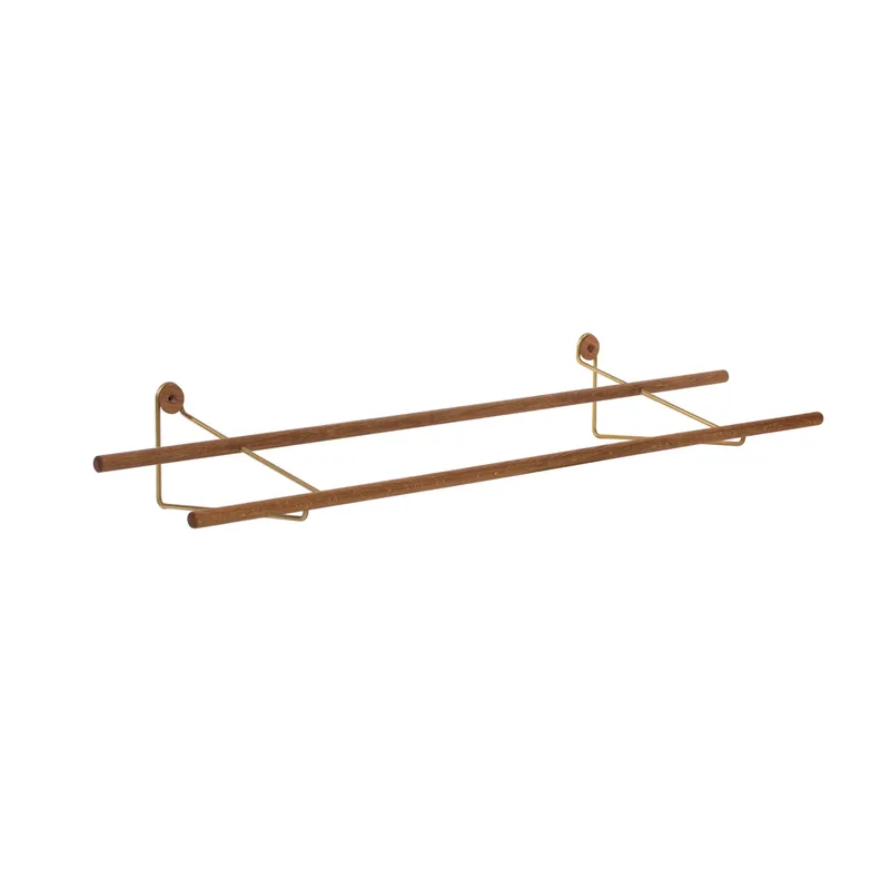 Shoe Rack von We Do Wood in Stor, Eg & Messing – Produktfoto