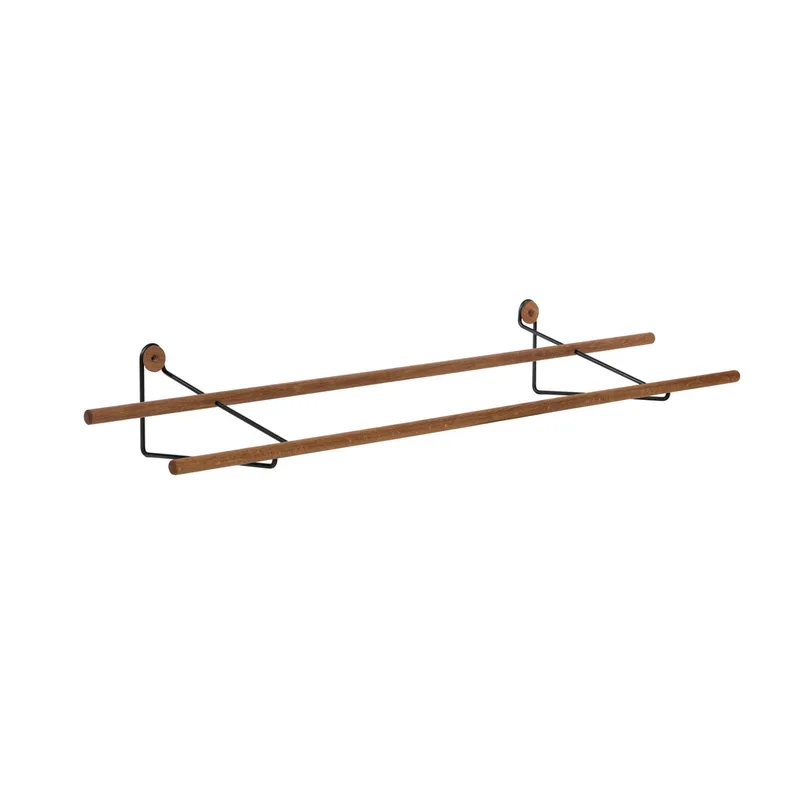 Shoe Rack von We Do Wood in Stor, Eg & Sort Stål – Produktfoto