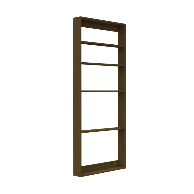 Squares Shelf van We Do Wood in Fivesquare(120x8,2x50), Røget Eg – productfoto