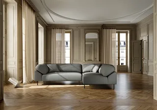 Collar Open end Højre (armlæn venstre) by WOUD in Mørkegrå – interior photo 3 of 4