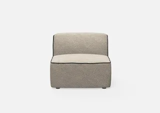 Flora Midtermodul (90 cm) by WOUD in Natural bouclé – product photo 1 of 2