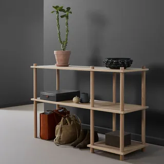 Elevate Reolsystem 2 by WOUD in Hvidpigmenteret Eg – interior photo 2 of 3