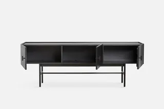 Array Lav Skænk (150 cm) by WOUD in Sort – product photo 3 of 4