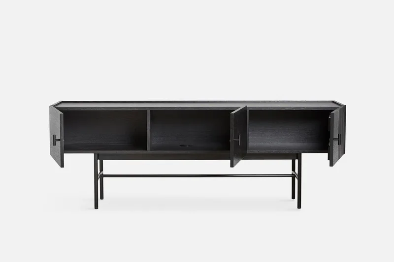 Array Lav Skænk (150 cm) by WOUD in Sort – product photo 3 of 4