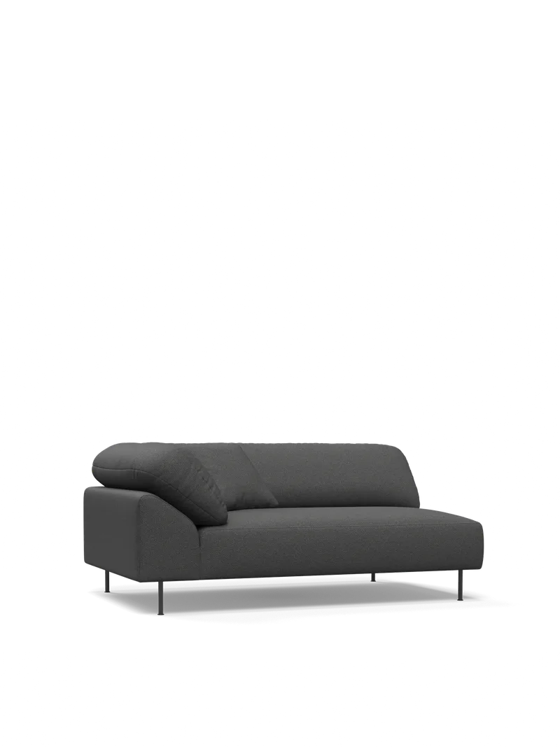 Collar Open end Højre (armlæn venstre) by WOUD in Mørkegrå – product photo 4 of 4