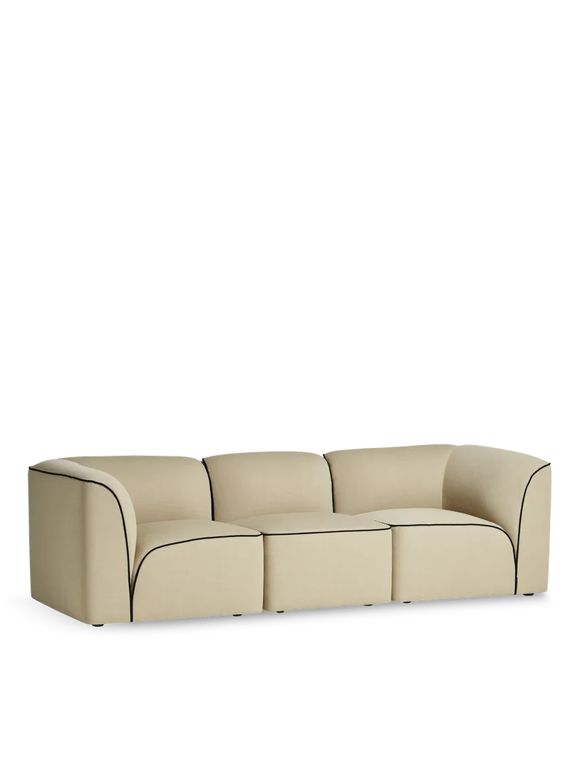 Flora 2.5-personers by WOUD in Lys sand – product photo 4 of 4