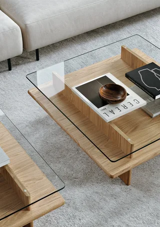 Parallel Sofabord (90x90) by WOUD – interior photo 4 of 4