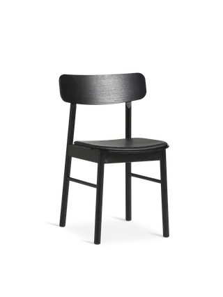 Soma Spisebordsstol by WOUD in Sort m/Læder – product photo 4 of 4