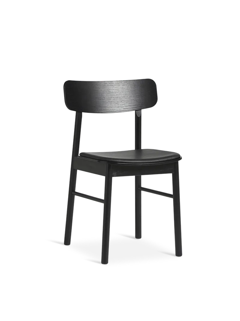 Soma Spisebordsstol by WOUD in Sort m/Læder – product photo 4 of 4