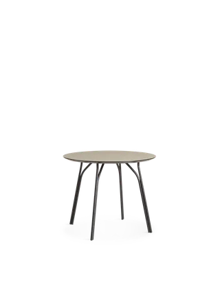 Tree Spisebord (90 cm) van WOUD in Beige/Sort – productfoto 4 van 4