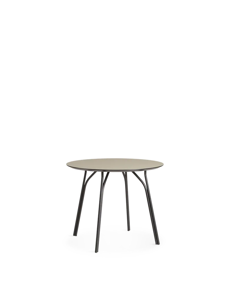 Tree Spisebord (90 cm) van WOUD in Beige/Sort – productfoto 4 van 4