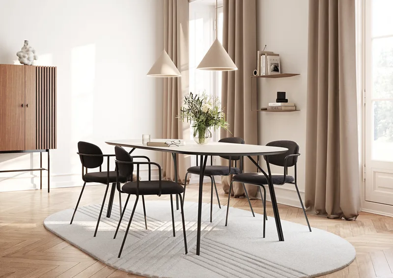 Annular Pendel (lille) by WOUD in Beige – interior photo 1 of 3