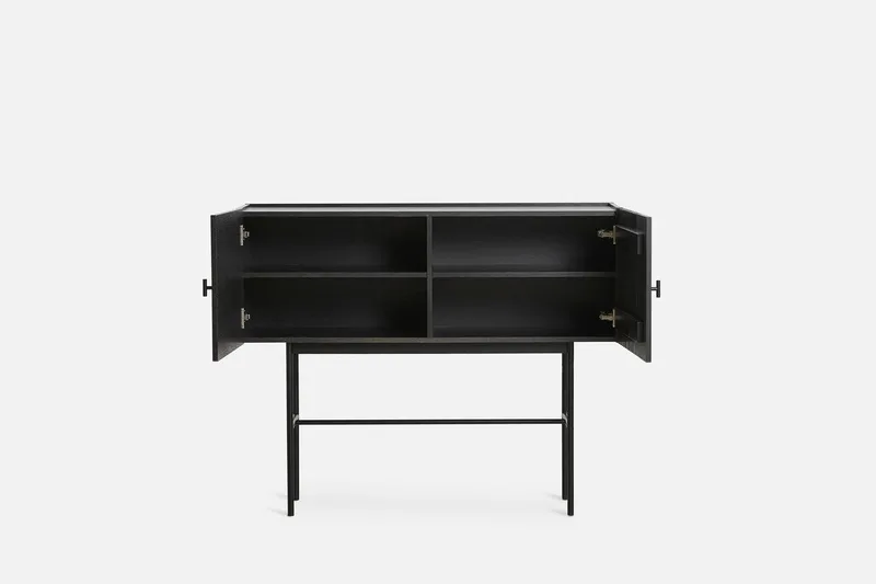Array Skænk (120 cm) van WOUD in Sort – productfoto 3 van 5