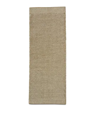 Rombo Tæppe (75 x 200) de WOUD en Brun – photo du produit 2 sur 2