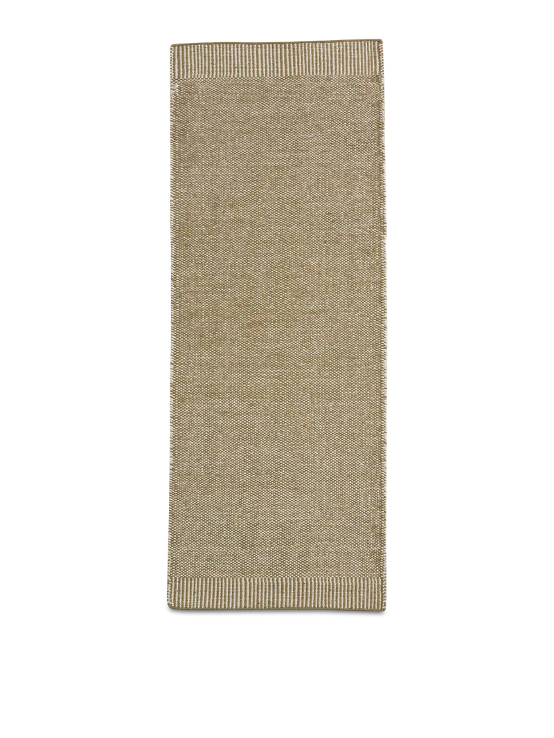 Rombo Tæppe (75 x 200) de WOUD en Brun – photo du produit 2 sur 2