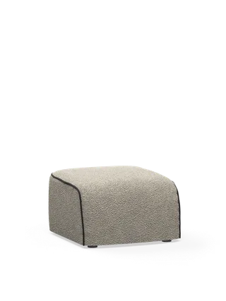 Flora Puf von WOUD in Natural bouclé – Produktfoto 2 von 2