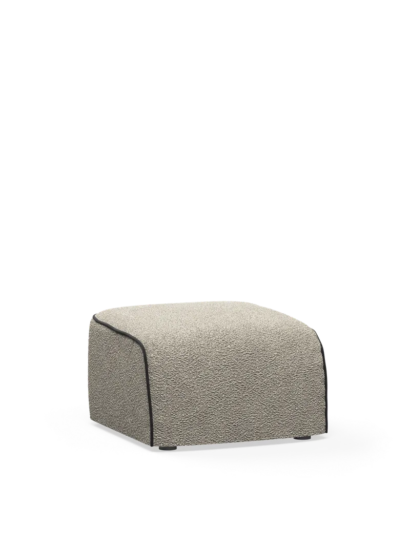 Flora Puf von WOUD in Natural bouclé – Produktfoto 2 von 2