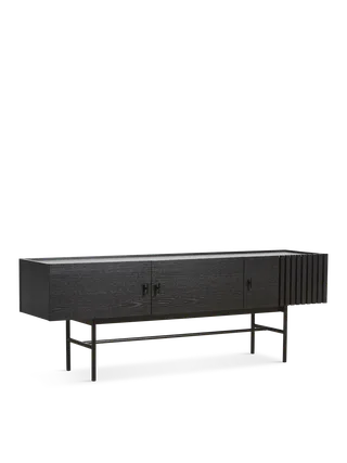 Array Lav Skænk (150 cm) by WOUD in Sort – product photo 4 of 4