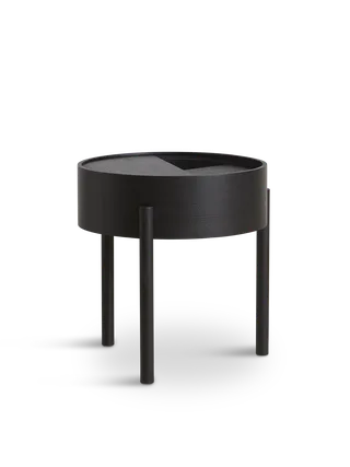 Arc Sidebord (42 cm) van WOUD in Sort – productfoto 4 van 4