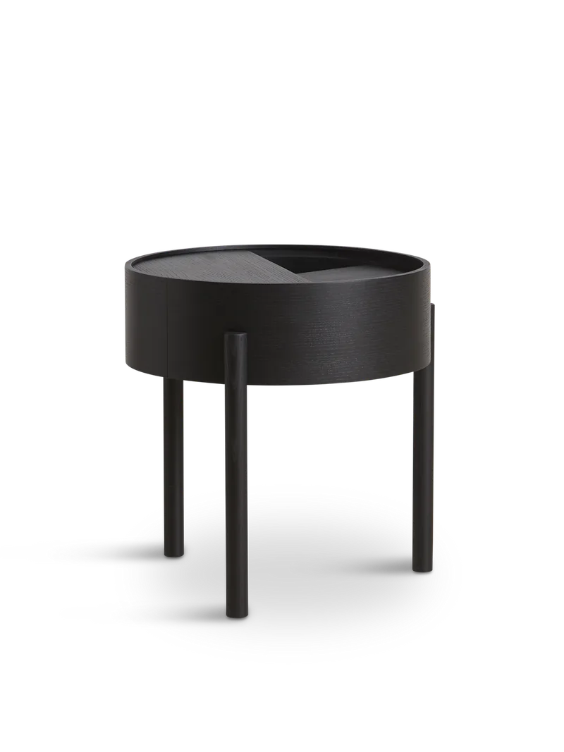 Arc Sidebord (42 cm) van WOUD in Sort – productfoto 4 van 4