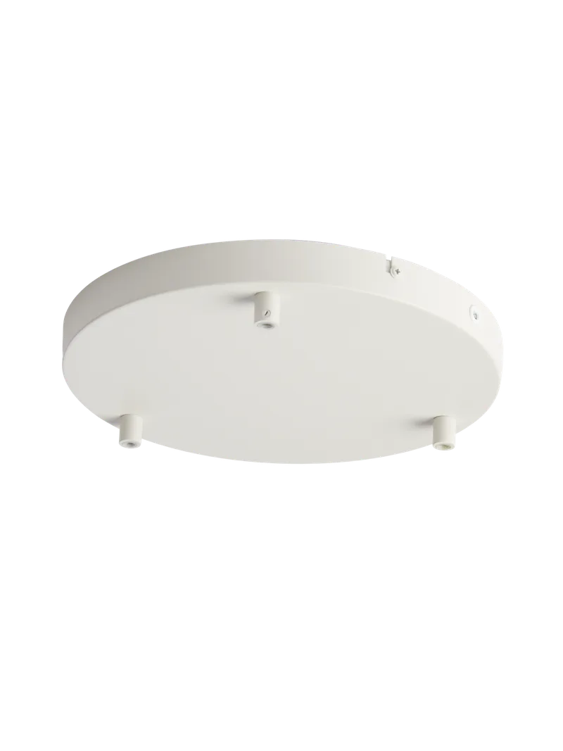 Baldakin (rund, 3 udtag) by WOUD in Hvid – product photo