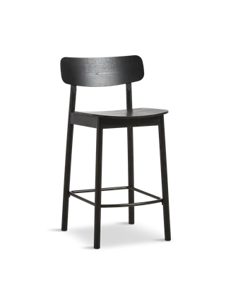 Soma Barstol (65 cm) de WOUD en Sort – photo du produit 3 sur 3