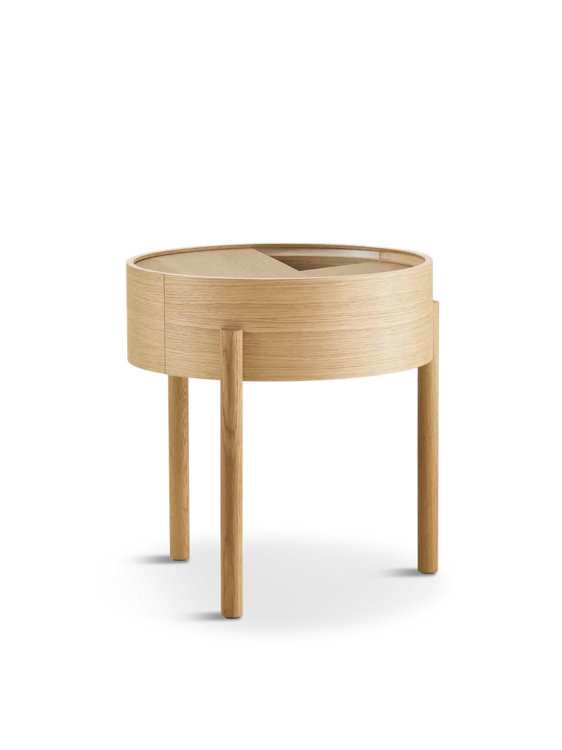 Arc Sidebord (42 cm) von WOUD in Olieret Eg – Produktfoto 5 von 5