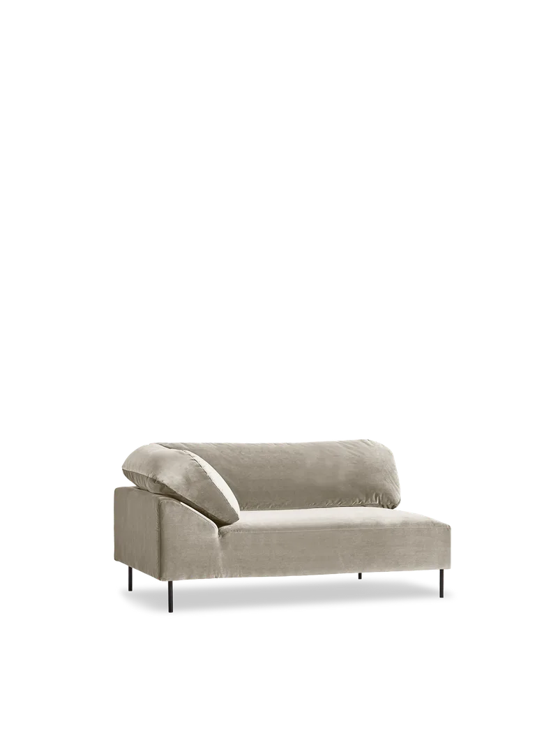 Collar Open end Højre (armlæn venstre) van WOUD in Beige – productfoto