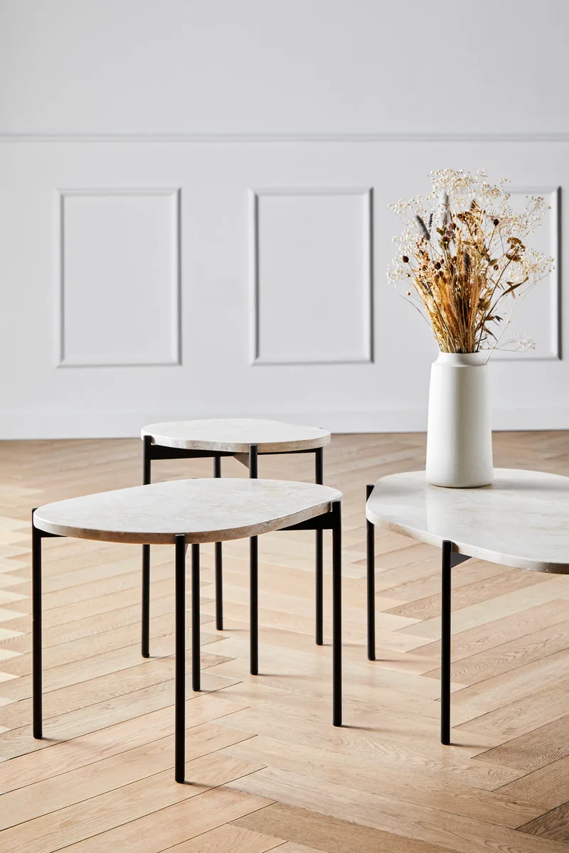 La Terra Sidebord (lille) von WOUD in Ivory – Ambientefoto 2 von 4