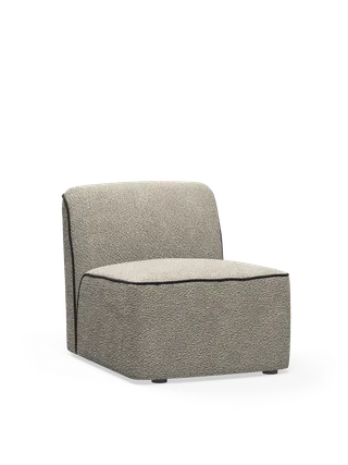 Flora Midtermodul (66 cm) by WOUD in Natural bouclé – product photo 3 of 3