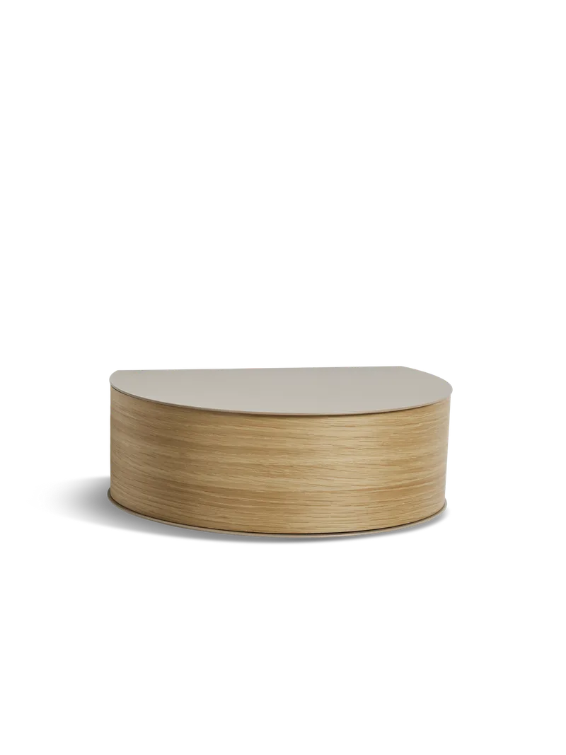 Wallie Hylde de WOUD en Eg/Gråbeige – photo du produit 2 sur 2