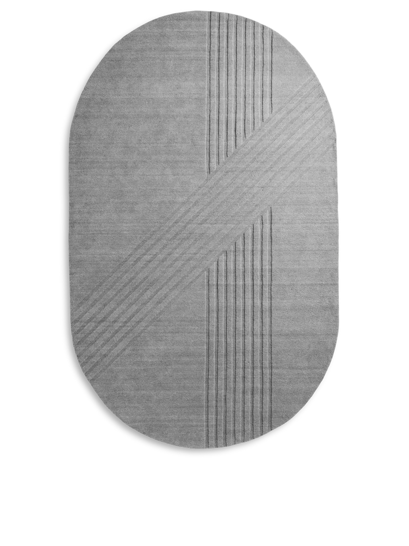 Kyoto Tæppe (210 x 340 cm) by WOUD in Grå – product photo 2 of 2