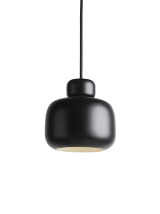 Stone Pendel (lille) by WOUD in Sort – product photo 2 of 3