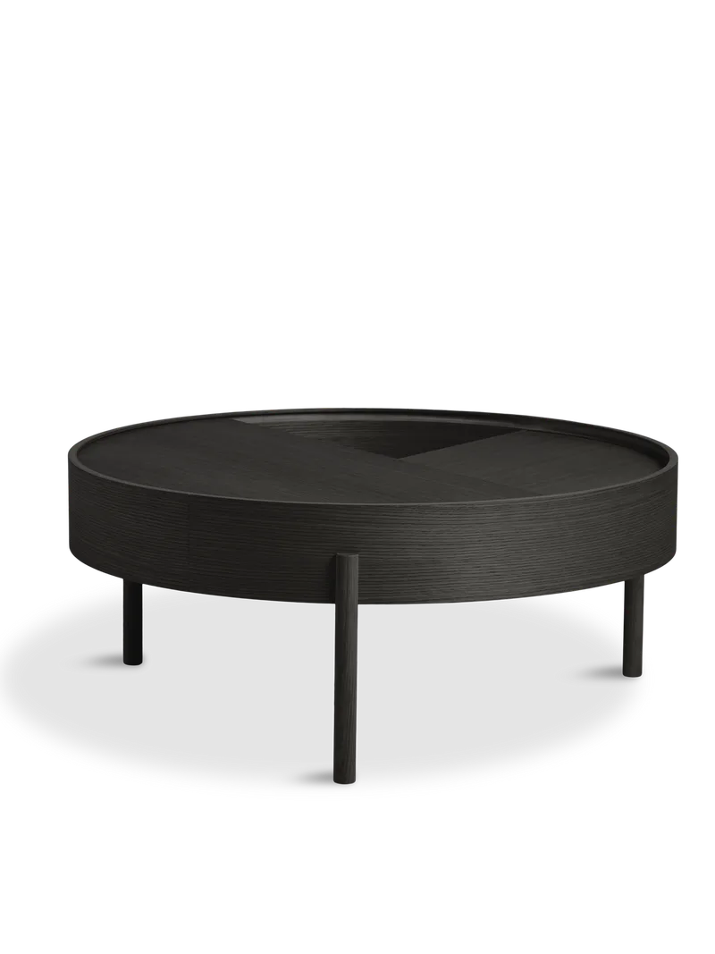 Arc Sofabord (89 cm) de WOUD en Sort – photo du produit 3 sur 3
