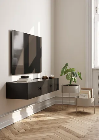 Array Skænk (væghængt) by WOUD in Sort – interior photo 3 of 3