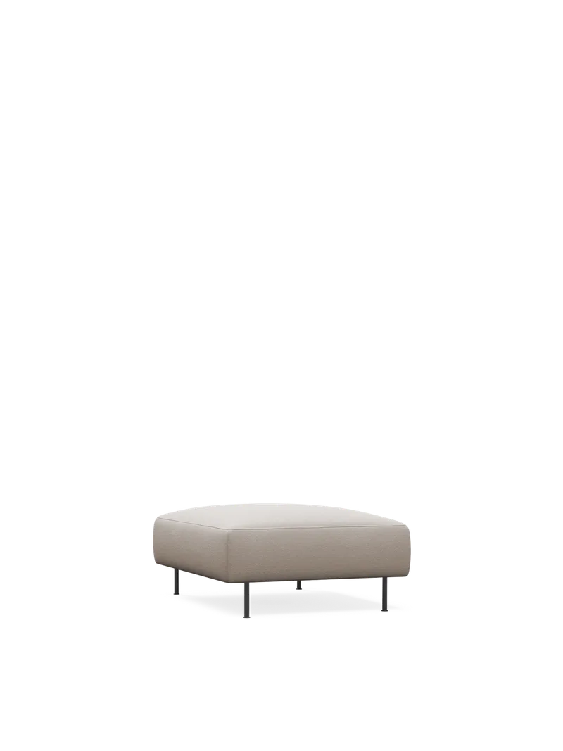 Collar Ottoman van WOUD in Natural bouclé – productfoto