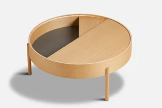 Arc Sofabord (89 cm) von WOUD in Olieret Eg – Produktfoto 3 von 4