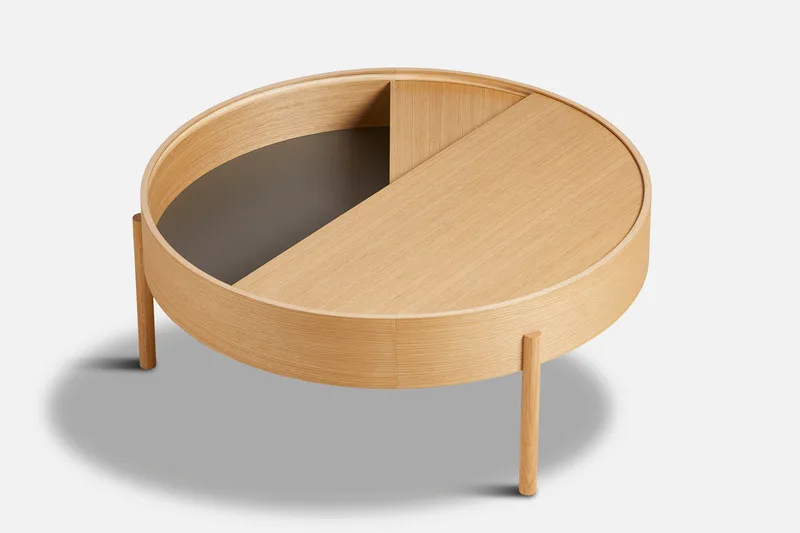Arc Sofabord (89 cm) von WOUD in Olieret Eg – Produktfoto 3 von 4