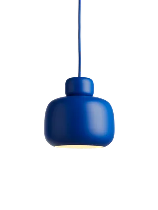 Stone Pendel (lille) by WOUD in Koboltblå – product photo 4 of 4
