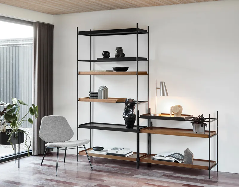 Tray Reol (Høj) - Valnød van WOUD in Style 22 – sfeerfoto 1 van 2